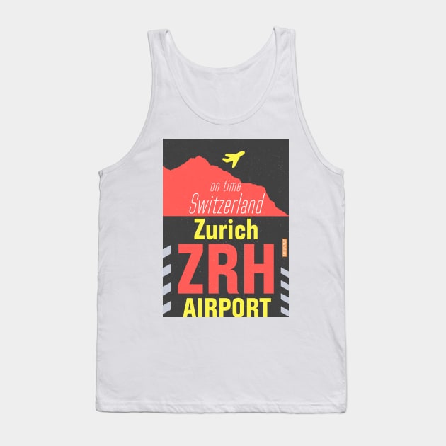 Zurich Airport code Tank Top by Woohoo